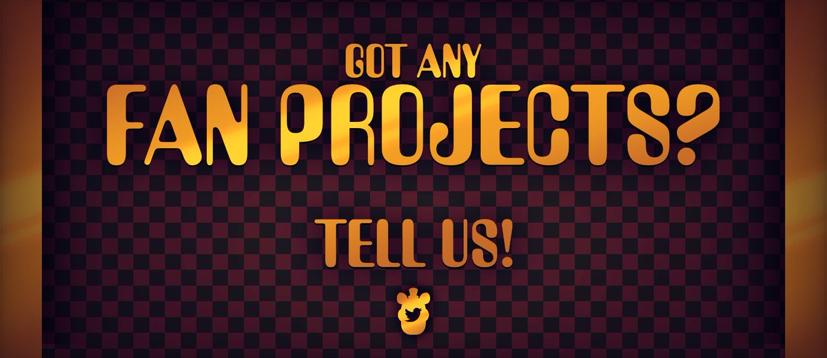 FNaFTWTEvent's tweet image. CALLING ALL FNAF FAN-PROJECTS! 📢

We're looking for some fan-projects for an event of ours! If you have any that you'd like to share, please fill out the form in our reply below this tweet!

[#FNaF #FNaFTWT #FNaFFanart]