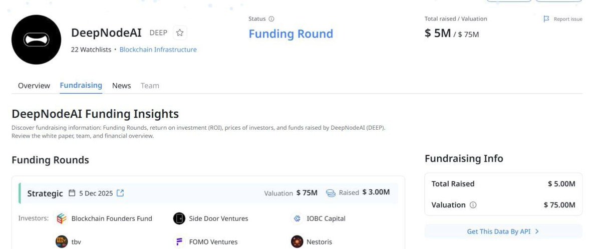 jconXBT's tweet image. 🚨 New Airdrop – DeepNode AI 🤖🔥
💰 $5M Funding Raised

👉 Join now: t.me/Airdrop0xyz/602
✅ Connect wallet
✅ Link X &amp;amp; Discord
🏅 Claim your badge early

Early users = higher chance 👀