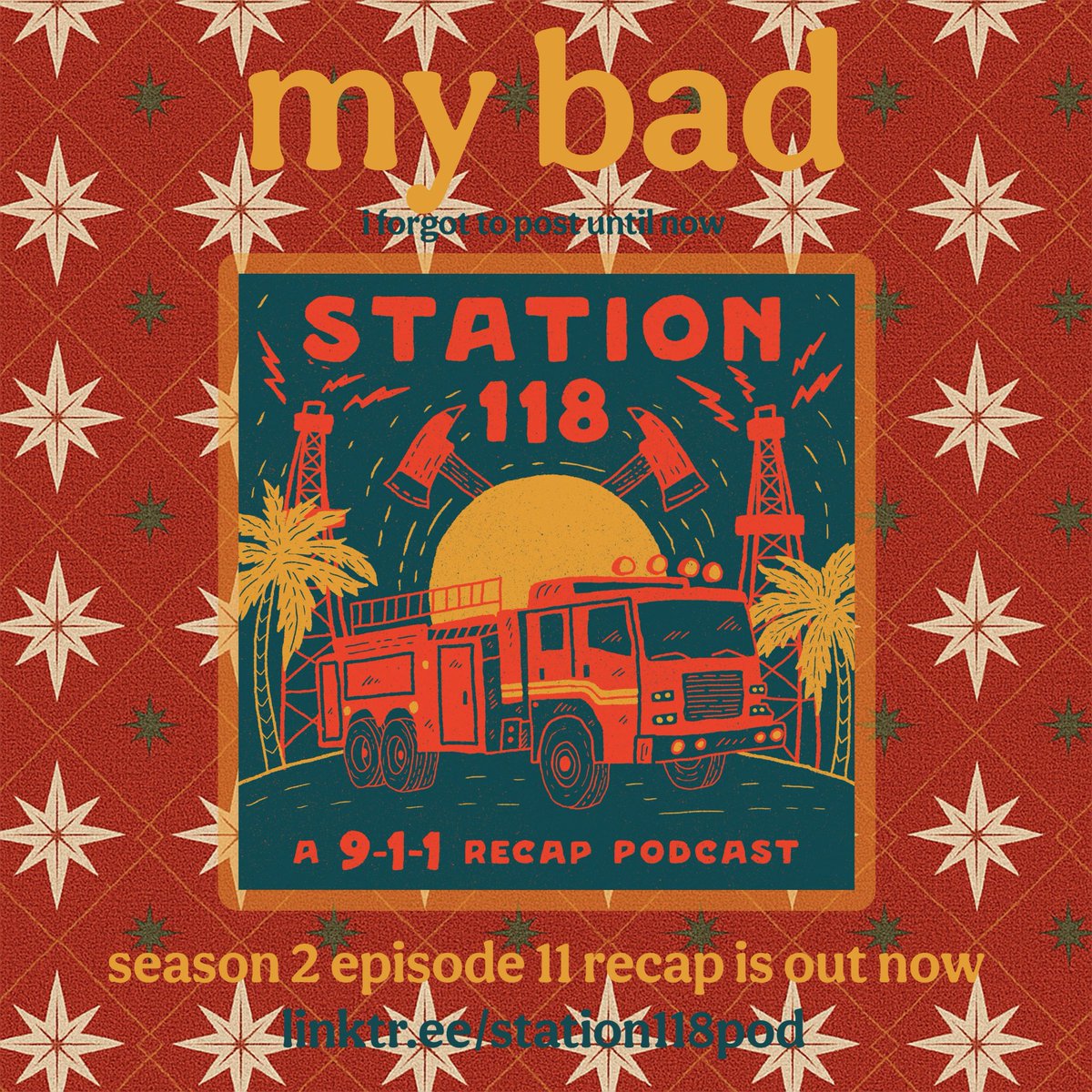 station118pod's tweet photo. it’s fine! don’t worry about it! (i worked all day and forgot to post until now)

anyway our coverage of s2e11 is out NOW please enjoy :)

[https://t.co/BDxfE55V21] https://t.co/2z42vuxrk7