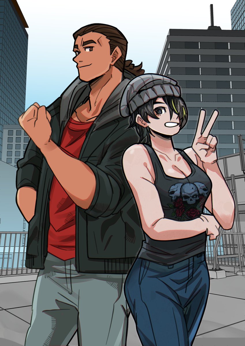 Co4Kings's tweet image. A celebration art piece dedicated to all of the Prologue getting its entirety drawn up! Thank you again goes to @fruitloop_chan for their hard work, and dedicate this to our future works together! 

Before Tau and Ellie go their separate ways, they take a picture to treasure!