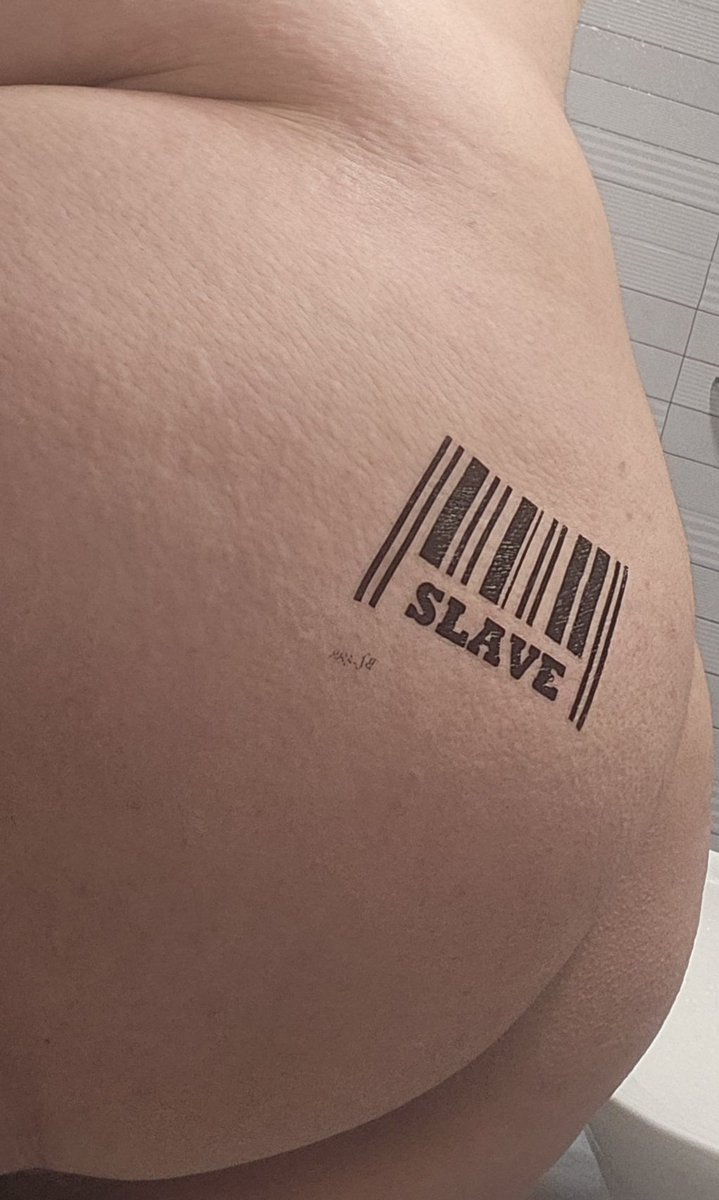 SLAVE tatoo sticker