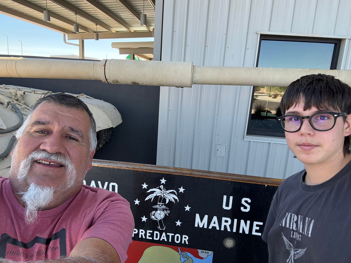 The kings took Rafi to the millitary museum in Tuscon AZ in November #thehouseofdeherrera #micronation #micronationalism