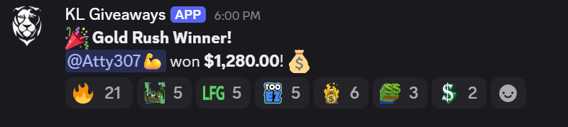 Just another casual Thursday evening inside <a href="/KinglineCapital/">Kingline Capital</a> . Live stream with <a href="/100handlez/">Misc100</a> during Asia session, and <a href="/attmattic/">Attmattic</a> won the Fast Money challenge! He proceeded to long the macro and won HUGE! 
If you're not a part of the best Discord yet, what are you waiting for?!?!?