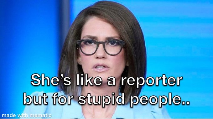 JimmbboJim's tweet image. I fast forward thru her segments. Tarlov's "arguments" consist of shopworn Demmunist tropes, bumper sticker slogans, and talking points with cherry picked polls.
When Gutfeld! debates her, he is engaging in a battle of wits with an unarmed opponent.