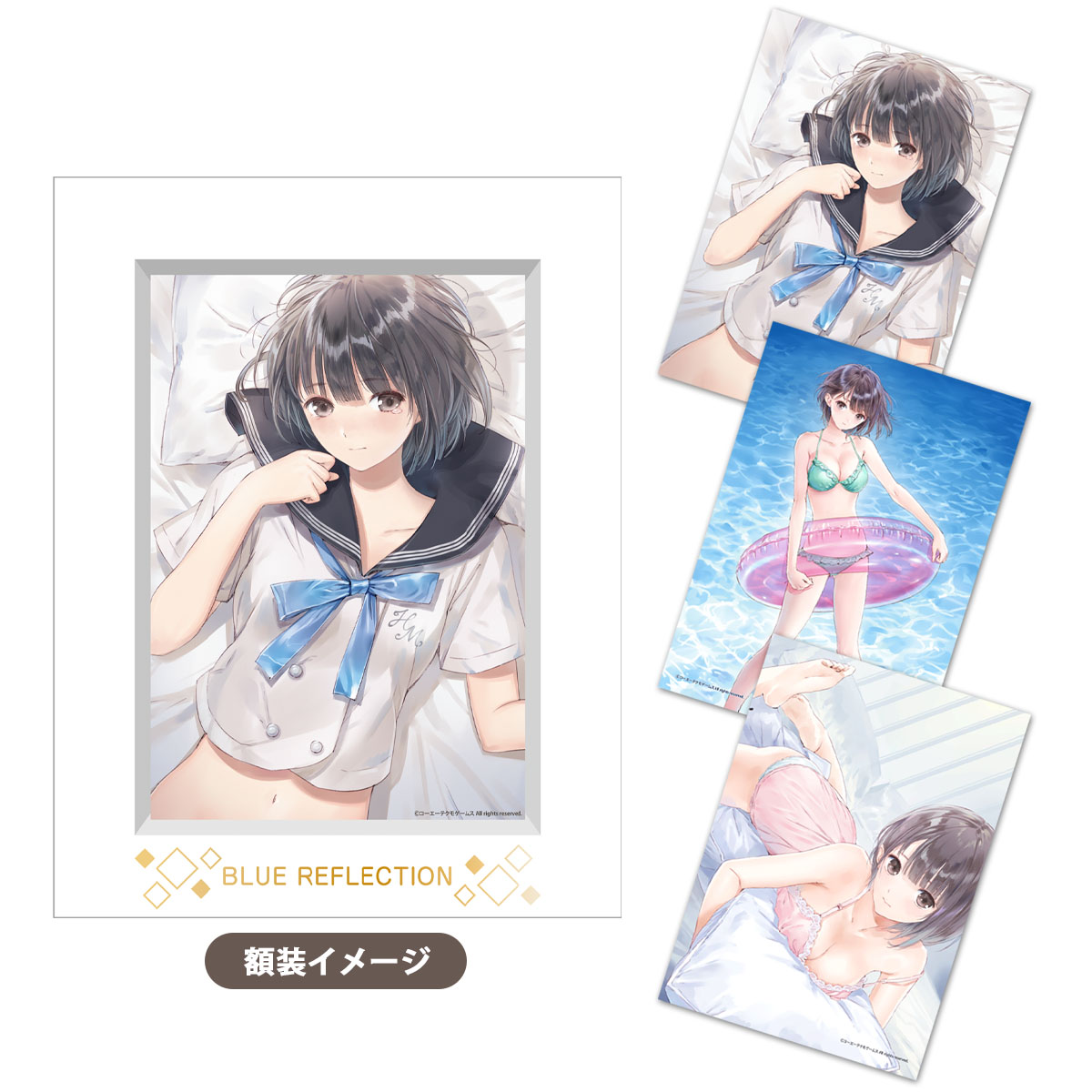 GustSocialPR's tweet photo. ／
📢　#コミケ107 商品紹介
＼

▶BLUE REFLECTION キャラファインマット3枚セット2025

3枚の美麗イラストが付属するので、お好きなイラストに入れ替えて楽しめるのですの！

https://t.co/QdjNWuQIZx

#GustPR #ブルリフ https://t.co/mSWh7GyS9K