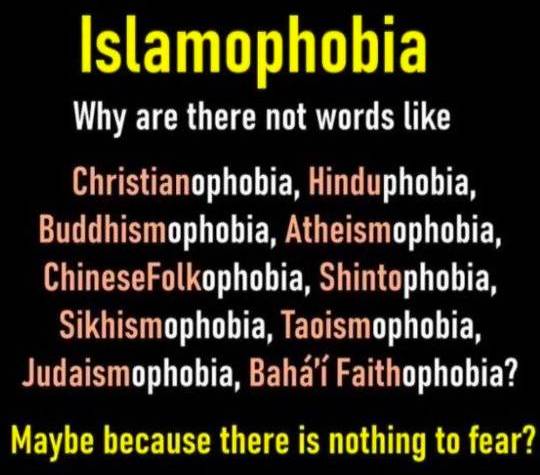 MRobertsQLD's tweet image. What do you think?

Why do Labor &amp;amp; Liberal MPs seem reluctant to say the word Islam yet find it easy to proclaim Islamophobia?

Do they have a fear … phobia … of using the word Islam?

(Thank you for sharing, JohnBoy)