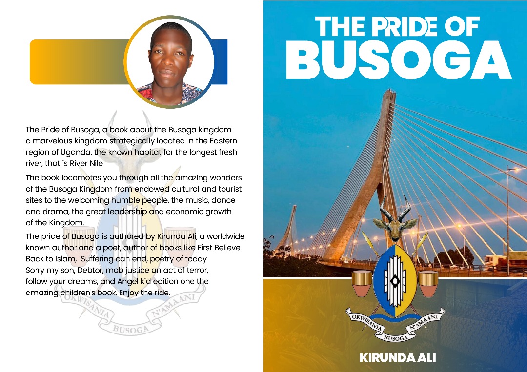 Wow the good news is Isebantu Kyabazinga has appreciated the book The pride of Busoga .
Wangaala ebyandha nebyanda
Email me on alikirunda1@gmail.com 
Or Whatsapp me on +256754697619
And get a free soft copy .
Or at nuria book store in Nairobi and London for a hard copy .