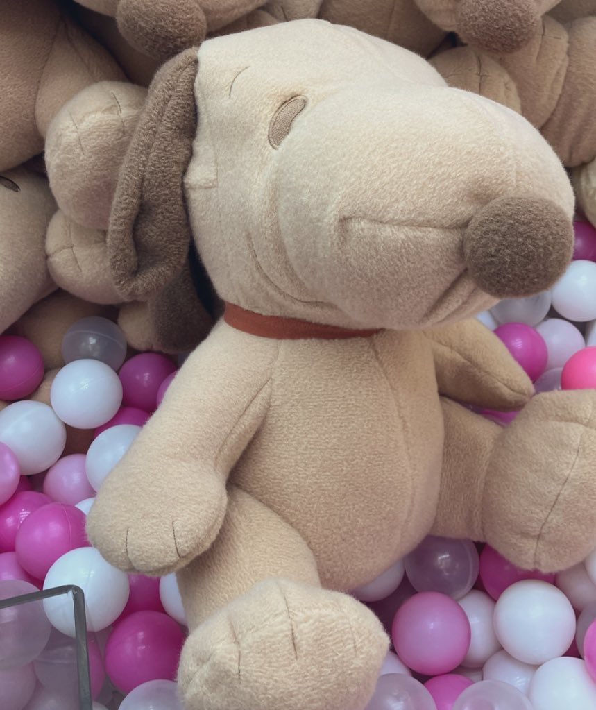 🍫景品入荷情報🍫 SNOOPY™ スーパーラージぬいぐるみ もこふわ