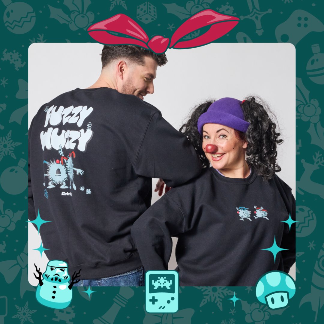 FANEXPOCANADA's tweet photo. On the eighth day of Fandom, Retrokid is infusing the holidays with nostalgia. One lucky winner will receive a Retrokid x Big Comfy Couch 30th anniversary Dust Bunnies crew neck to keep them warm all winter long. Enter now: https://t.co/5PwqzeZITv 

#BigComfyCouch #12DaysofFandom https://t.co/O5FSnoHPi5
