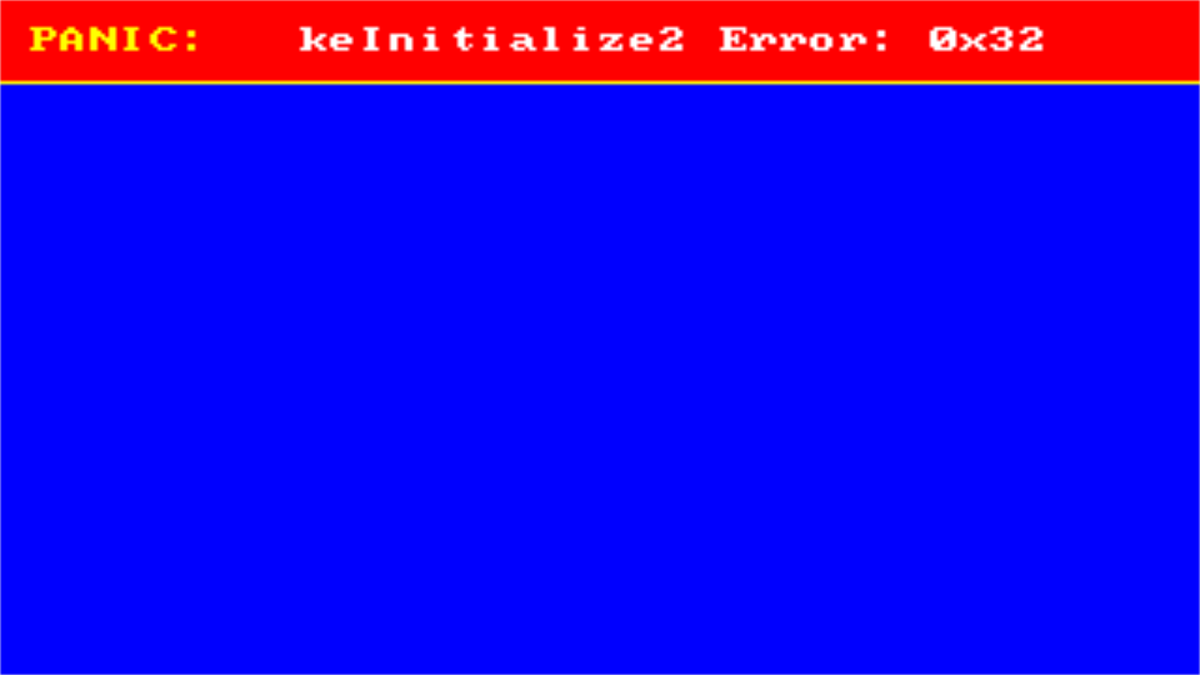 frednora's tweet image. Panic stuff  #osdev
