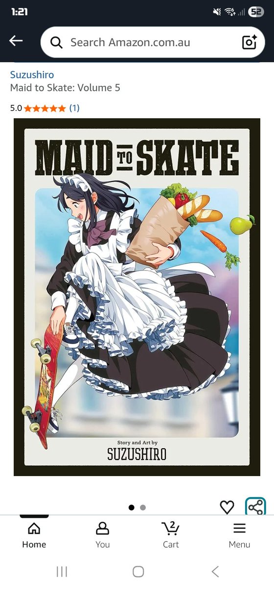 RogueDoctor's tweet image. I'd forgotten about preordering the English version of @suzushiro333 Maid to Skate, but Amazon Australia has it listed as Volume 5 for some reason. I hope it's actually the correct one.
amzn.asia/d/eqWOc2B