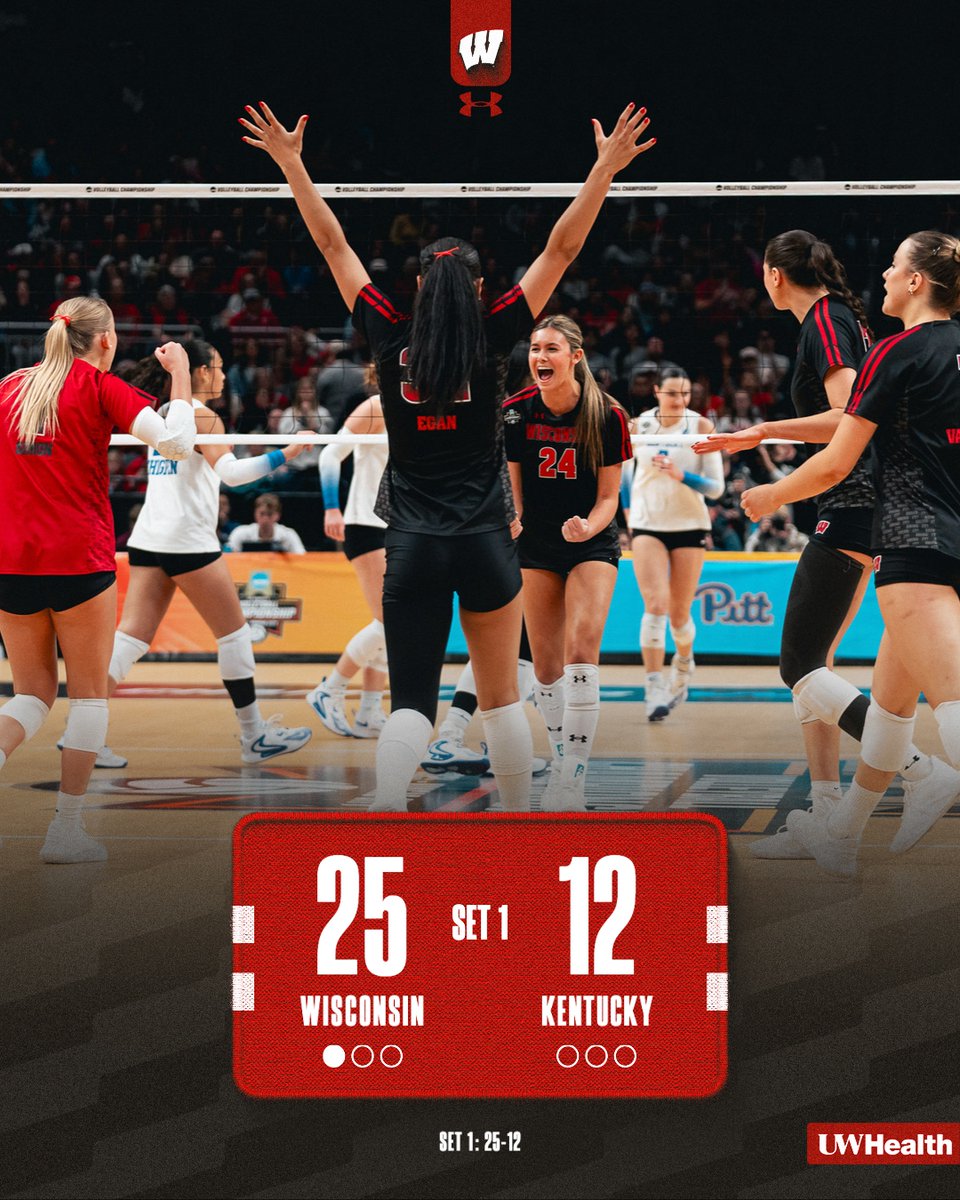 RIDICULOUS STUFF IN SET ONE! 🤯

#OnWisconsin || <a href="/UWHealth/">UW Health</a>