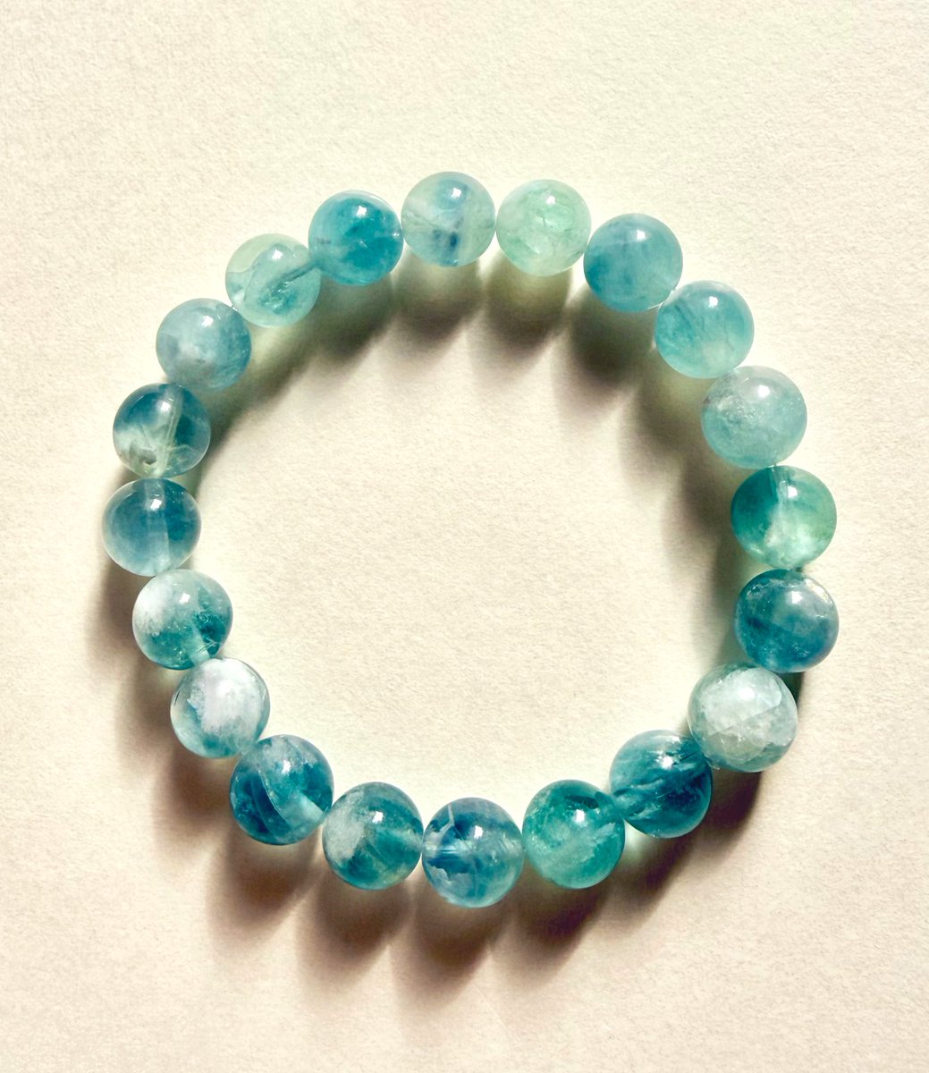 cocoさんから届きました、セリサイトインローズクォーツ14mm（大きな