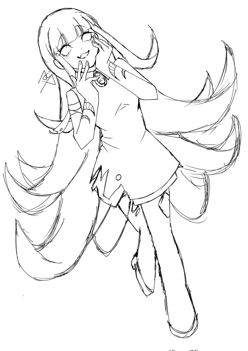 Akiya_ekakuyo's tweet image. ショートで可愛い子見かけたから走り書き
リムちゃんっていうらしい
 #FNF  #Limu