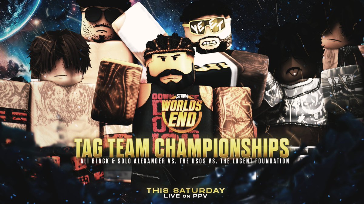 TAG TEAM CHAMPIONSHIPS 🚨

3 teams will fight for the VACANT TAG TEAM CHAMPIONSHIPS this Saturday at #OPRWorldsEnd

Who walks out with the GOLD?

#OPRWSTORM2025