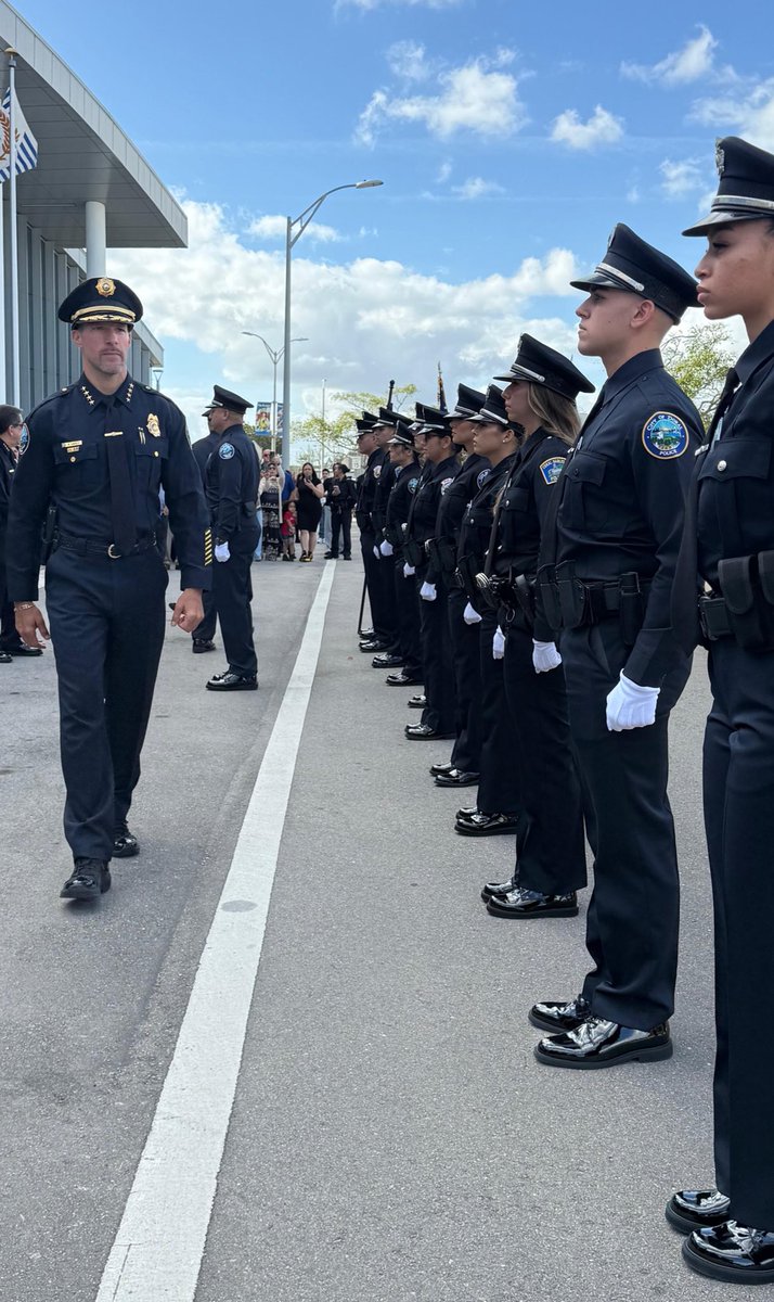 Graduation day for our newest police recruits. May God bless them! 💙