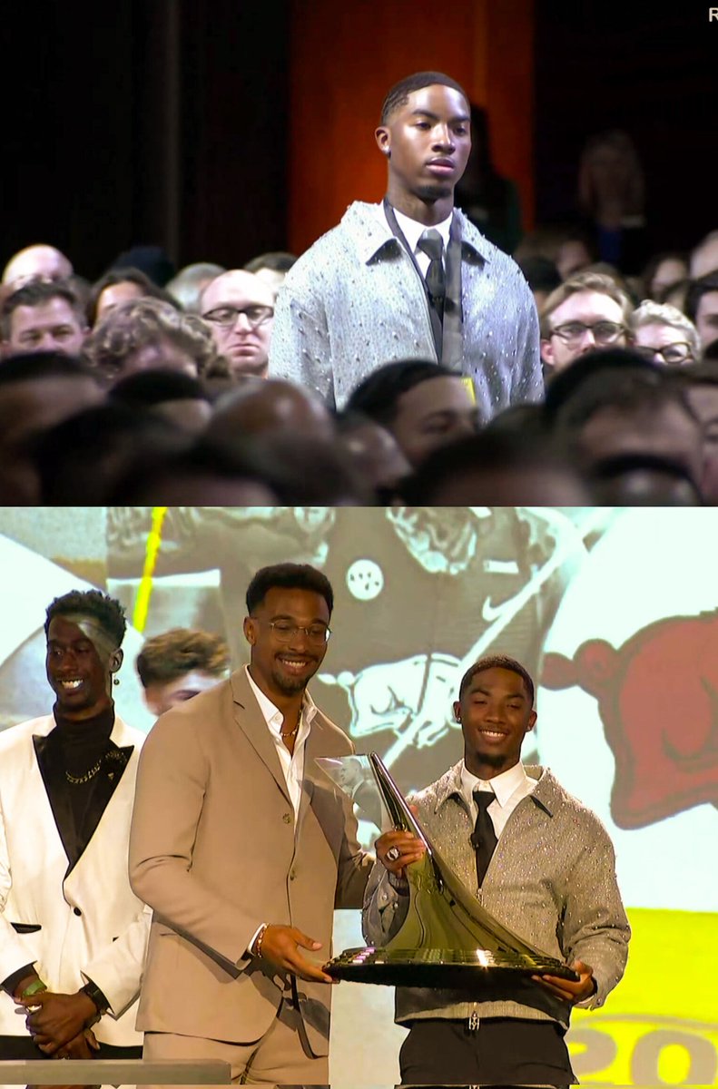 TrackGazette's tweet image. Jordan Anthony (Arkansas) 🇺🇸 wins the 2025 men’s Bowerman Award!!

During the year, he:

- Won NCAA Indoor 60m GOLD.

- Won NCAA Outdoor 100m GOLD.

- Ran 9.75 (+2.1), equalling the 2nd fastest all-conditions performance in NCAA history.

- Finished 4th in the NCAA 200m final