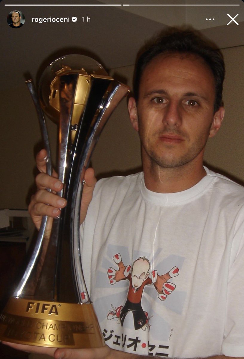 voudebahea's tweet image. Rogério Ceni via IG. 🏆