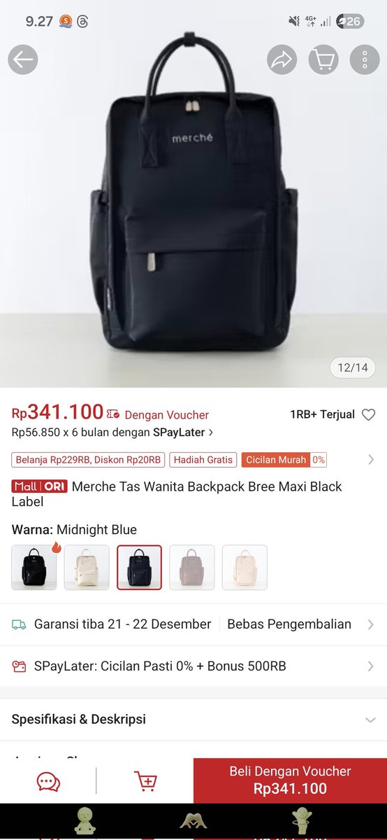 jaywallets___'s tweet image. Guyss tolong bantu dong better ambil brand "M" ini atau nambah duit dikit ambil brand "B" ya? Aku butuh size yg muat banyak sii cuma kira" dari dua brand ini kualitasnya oke mana ya?