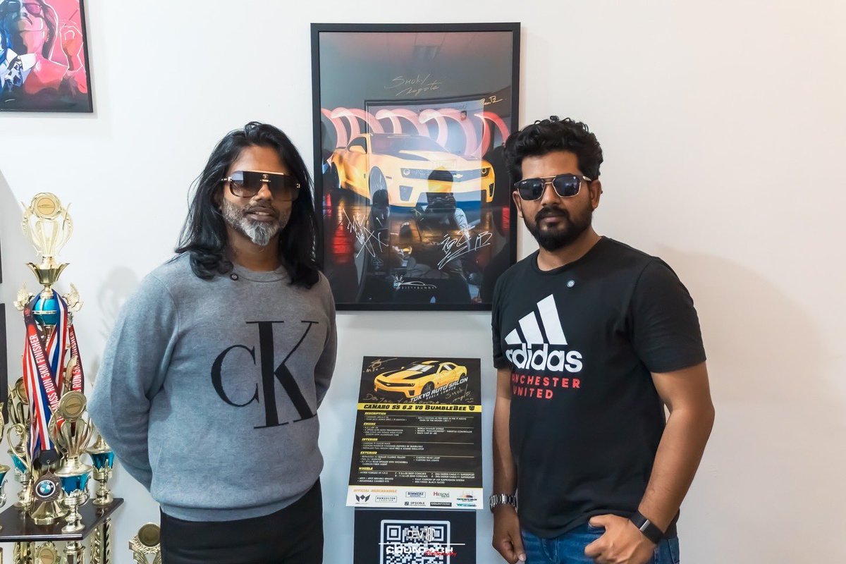Dev_Jbc's tweet photo. Connecting Through Cars Globally Since Day One. Been Here And Doing This For 25 Years #CarLife. Tq TamilCarDudes From Dubai For Dropping By My Humble Garage, Had A Great Opportunity Reviewing Some Of My Personal Collections And My Clients Builds Which Specifically Crafted For https://t.co/xDnRRI3XiA