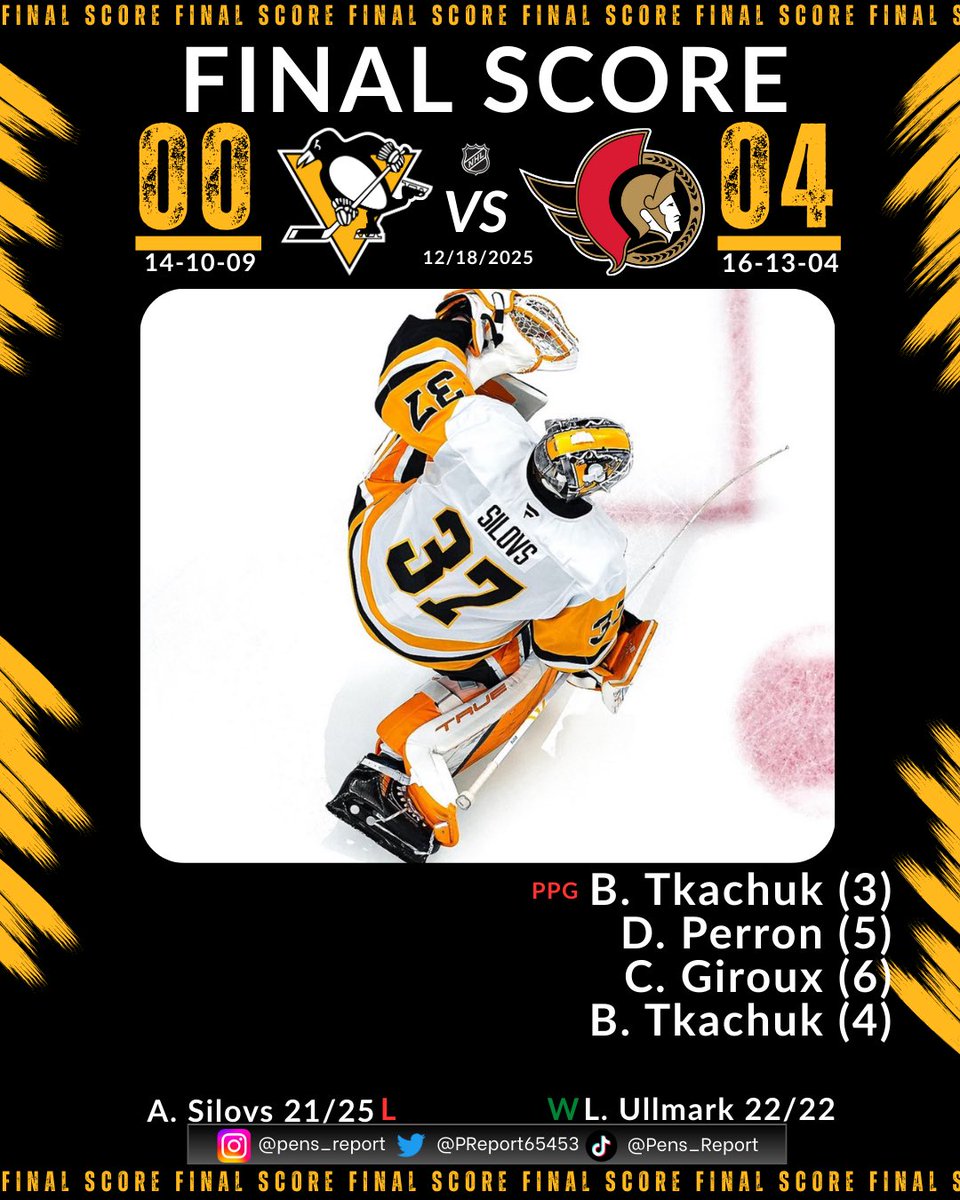 Pittsburgh Penguins Report tweet media