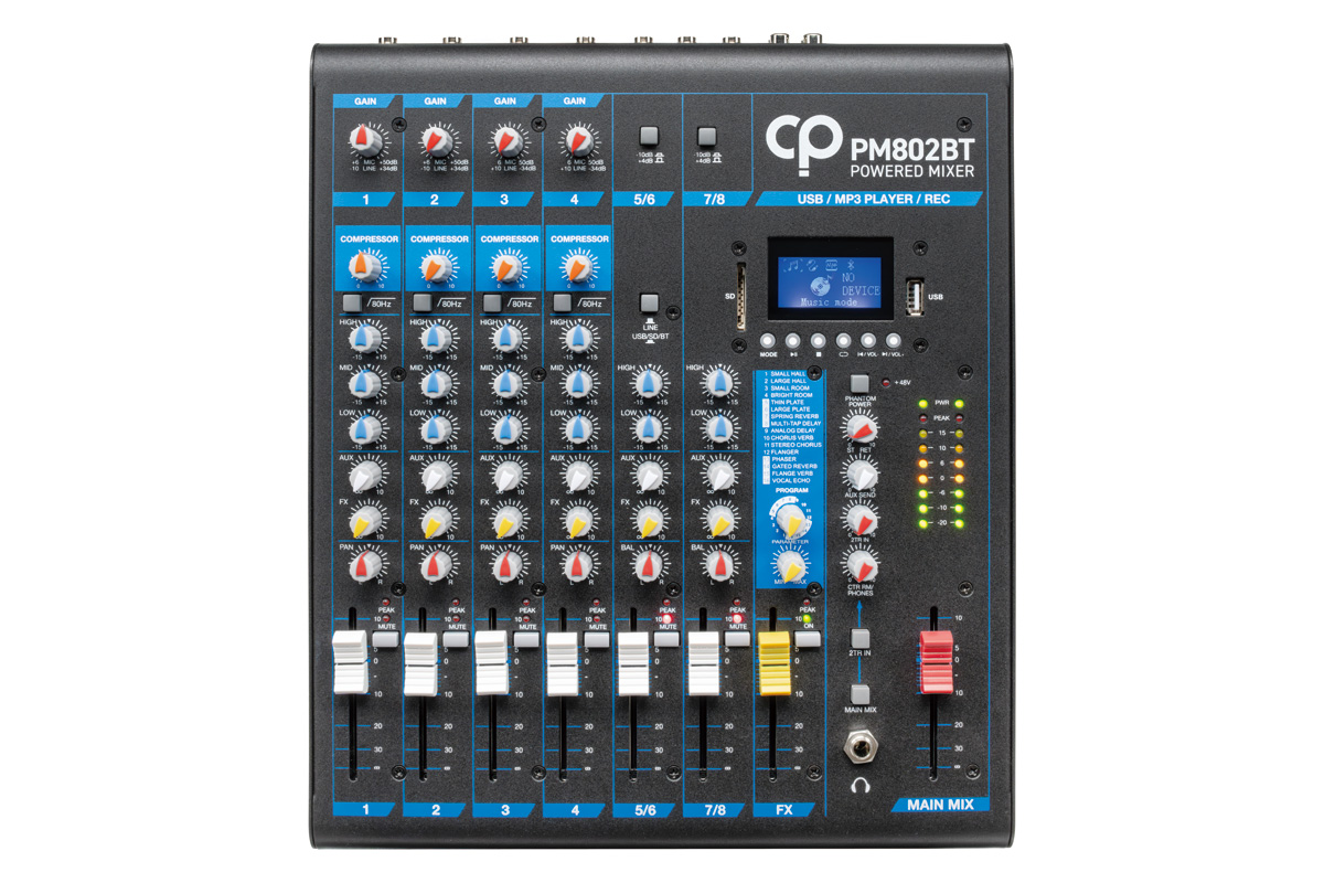 新製品レビュー】 CLASSIC PROから発売された 8chのパワード・ミキサー