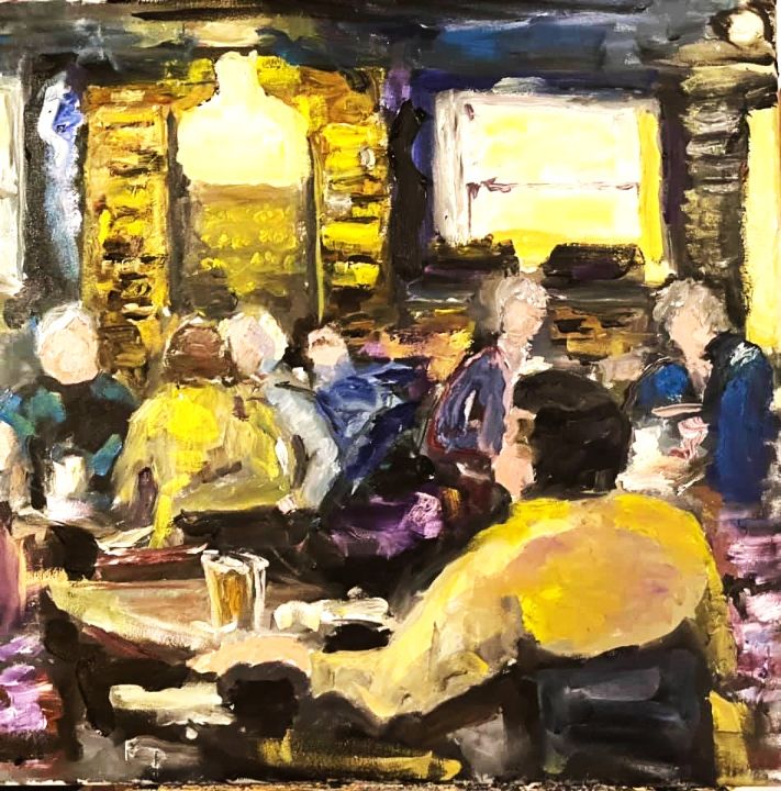 RGF52's tweet image. Art of the Day! "Restaurant Series #4". Buy at: ArtPal.com/robertgfishman…