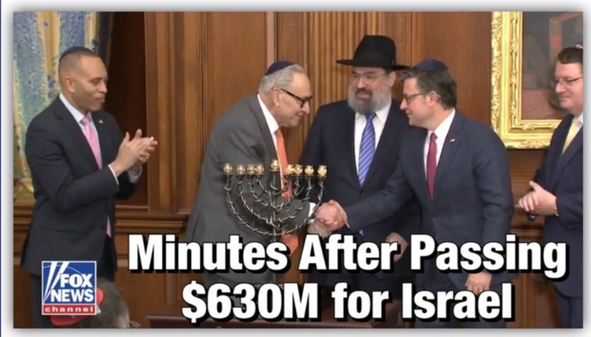 denisep1972's tweet image. We give Israel 
$15BILLION in aid.
$17.5bn in 2024.
Looks like Americans money is being laundered back to Congress.
MAKE THIS
MAKE SENSE.