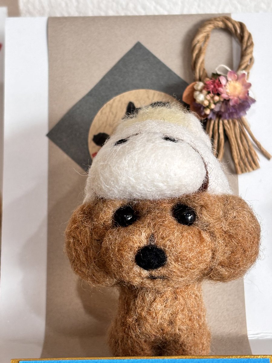 来年の干支、午を被るトイプードルちゃんです。 オーダー品ですが…写真