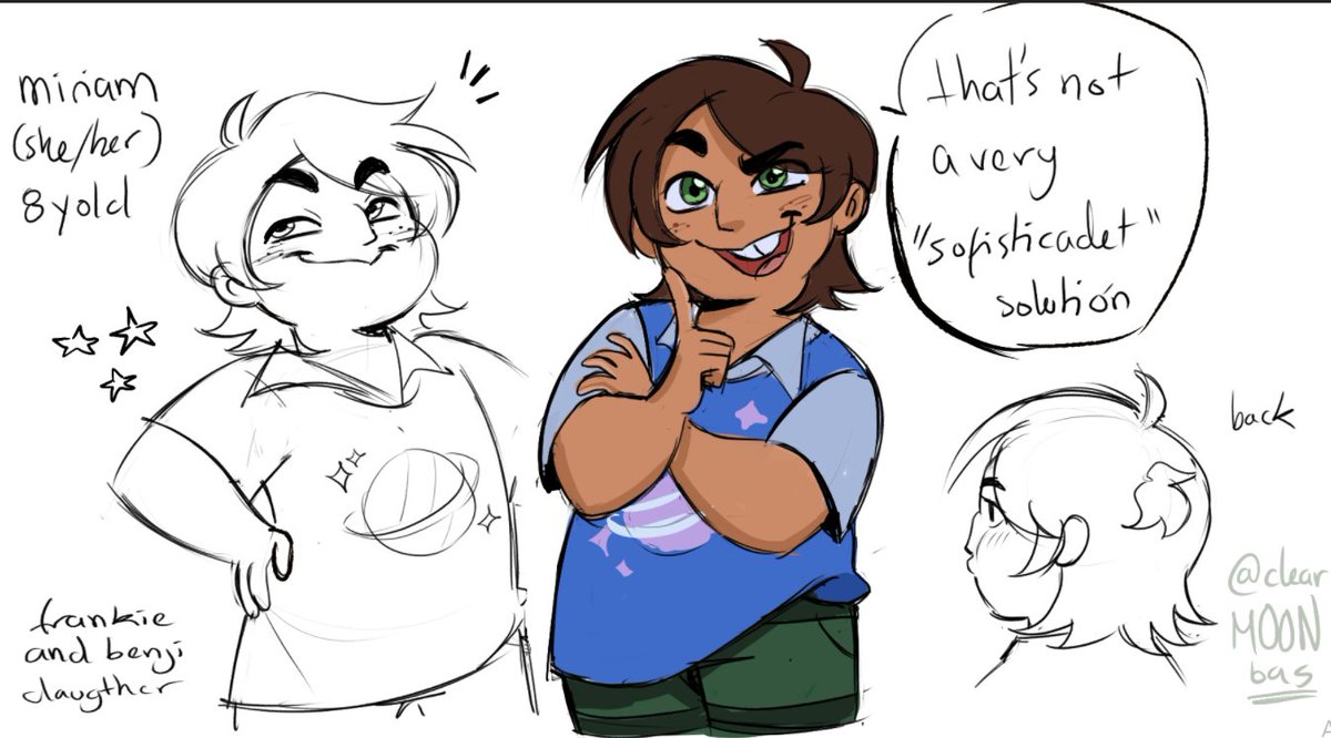 Clearmoonbas_'s tweet image. I finally made a fankid of Frankie and Benji 
(don't ask me how they had the baby) #fankid #yumeshipp