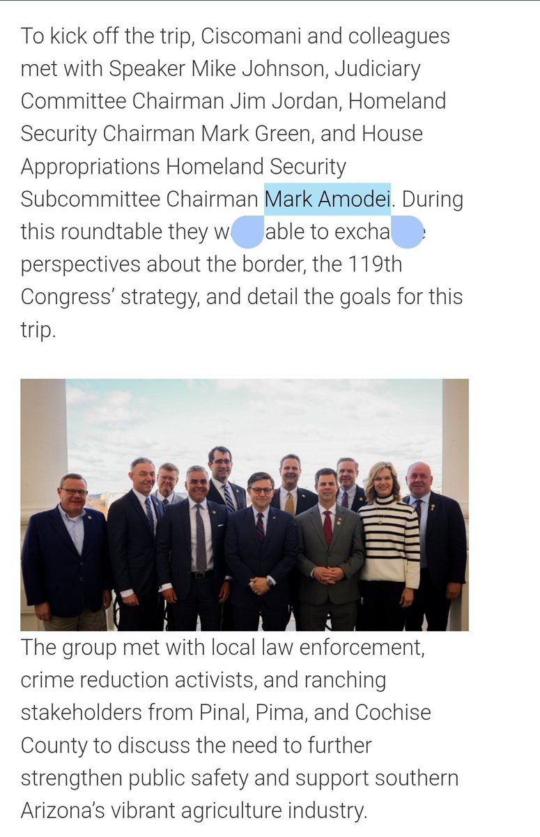 ProjectConstitu's tweet image. 🚨BOMBSHELL: Intel Committee Member, Rep. Mark Amodei SEEN at Fort Huachuca TWIVE This Year – Public Visit in March, Secret One Before Charlie Kirk Hit?🪖

EXPLOSIVE CONNECTION just surfaced tying Congressman Mark Amodei (NV-2, House Appropriations Homeland Security Subcommittee…