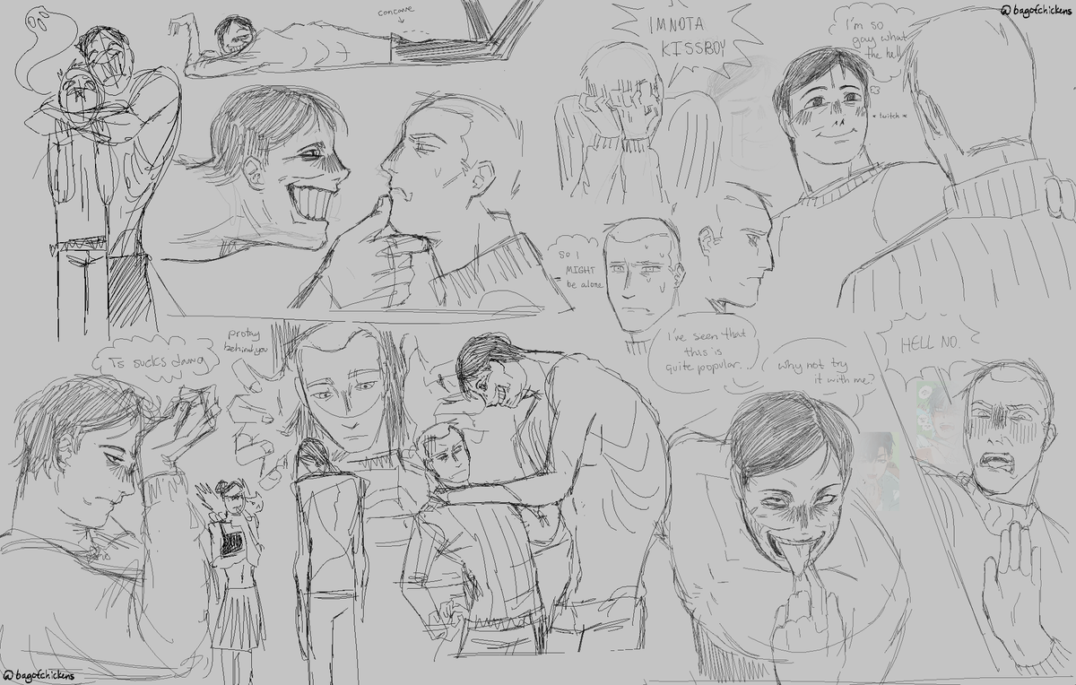 bagofchickens's tweet image. more doodlin'
I almost lost this entire file after already losing another one

#palegun #noimnotahuman #ninah