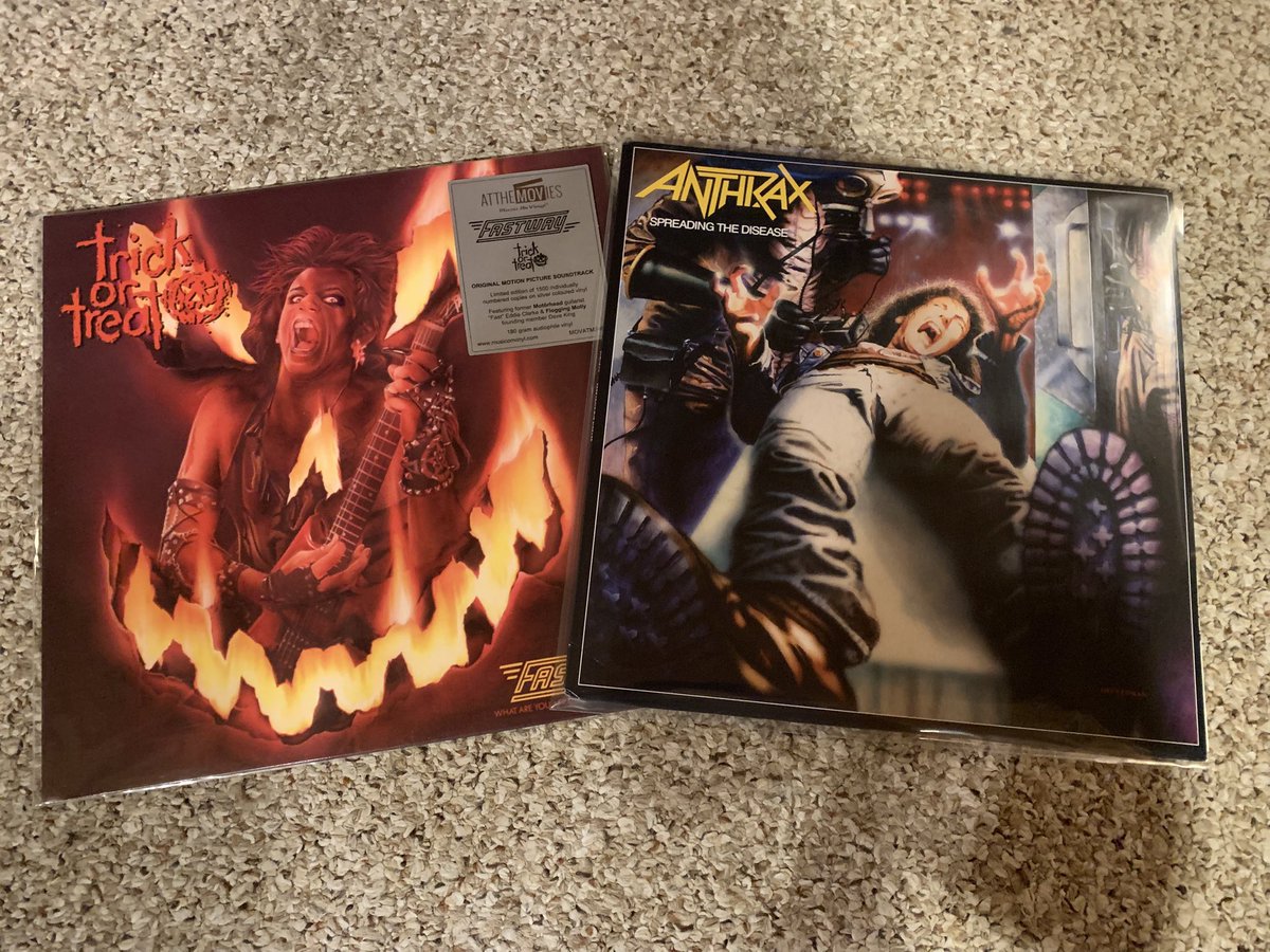 jcwhite022's tweet photo. Mail day! Been looking for this @Anthrax forever! Now just need ATL. #SpreadingTheDisease #Fastway https://t.co/e9CC5ZXlra