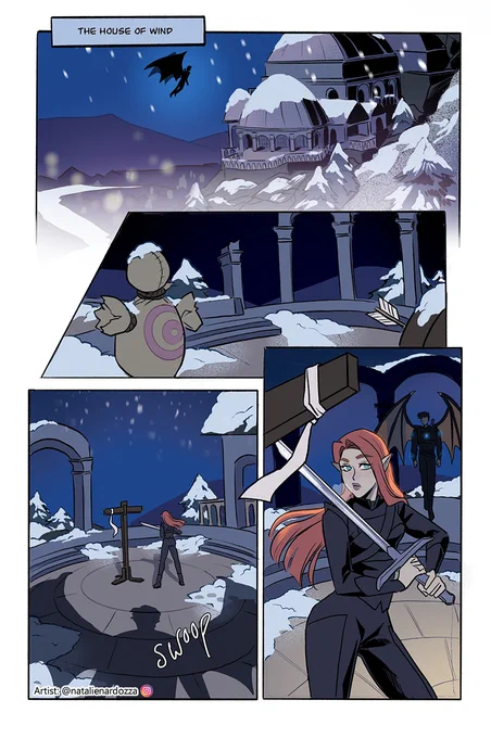 Working on Gwyn's part of Azriel's Bonus Chapter in comic form! Here's the first batch of pages ☺️ It's really good comic practice but also a good way to build my portfolio as I'm working on a few projects I can't share yet! #acotar #azrielbonuschapter 