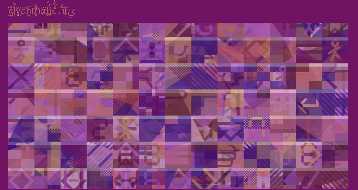#GenerativeArt  DeGenerator Legacy Computing Symbols 1