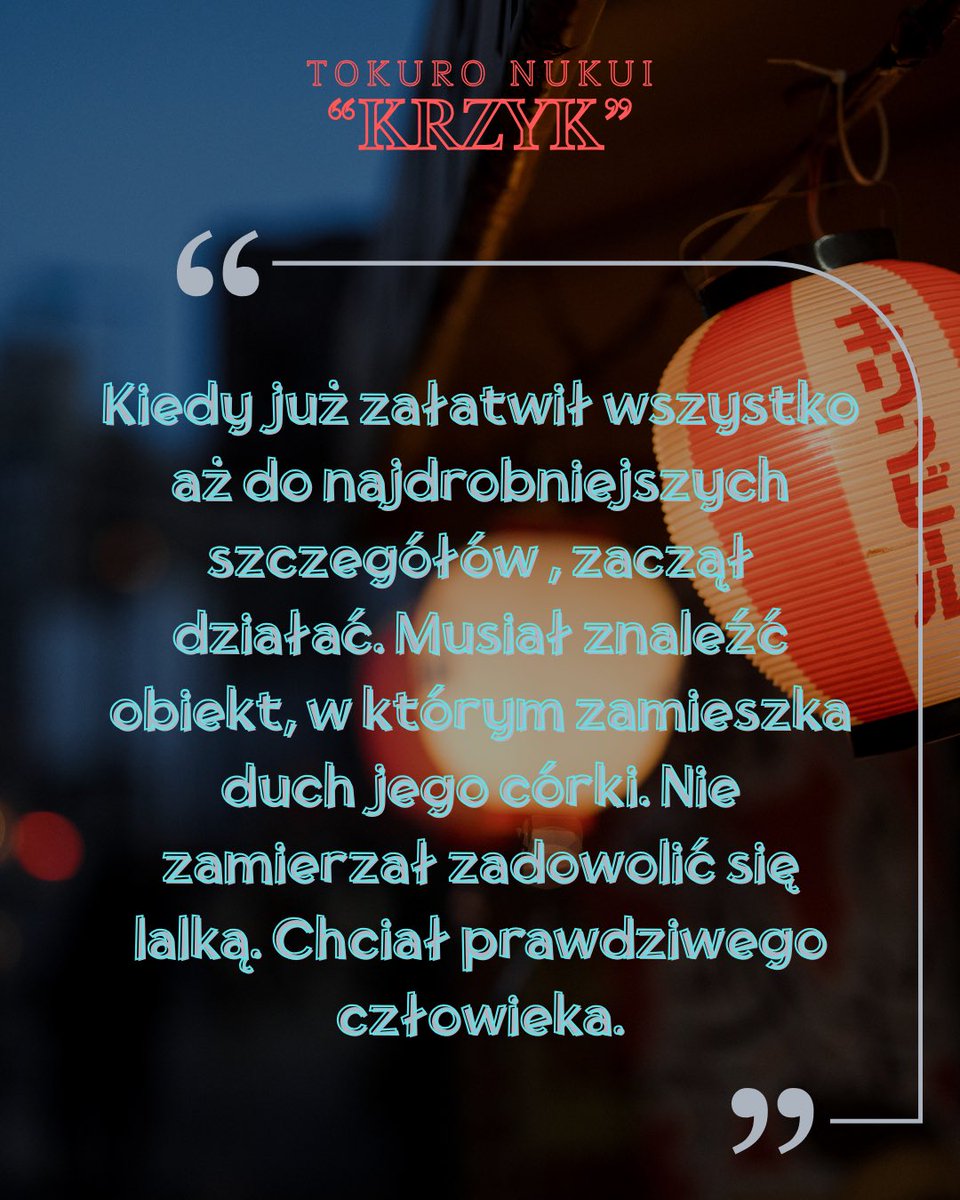 zaczytaj_chwile's tweet photo. Przed podinspektorem Saeki trudna sprawa zaginionych dziewczynek. 
Jedna z nich zostaje znaleziona martwa i to rozpędza lawinę spekulacji. 
… 
A zrozpaczony ojciec daje się wciągnąć w obietnicę sekty. 
@wydmuza #TwitteroweKsiazkary #twitteroweksiążkary 
#krzyk #tokuronukui https://t.co/OnShQcN1W3