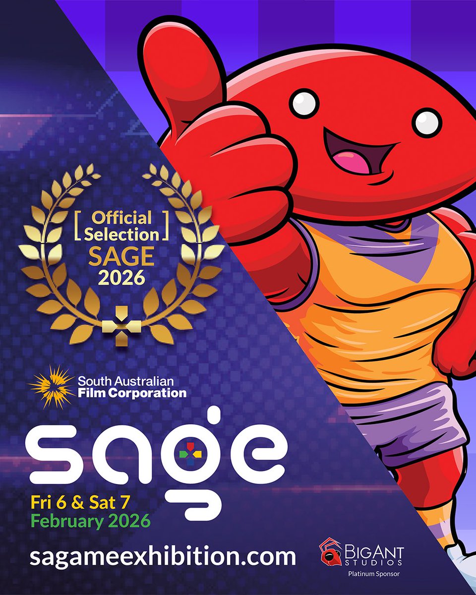 We are excited to be selected for SAGE 2026 this February 6-7 in Adelaide 💪

Register on the SAGE site for FREE tickets!