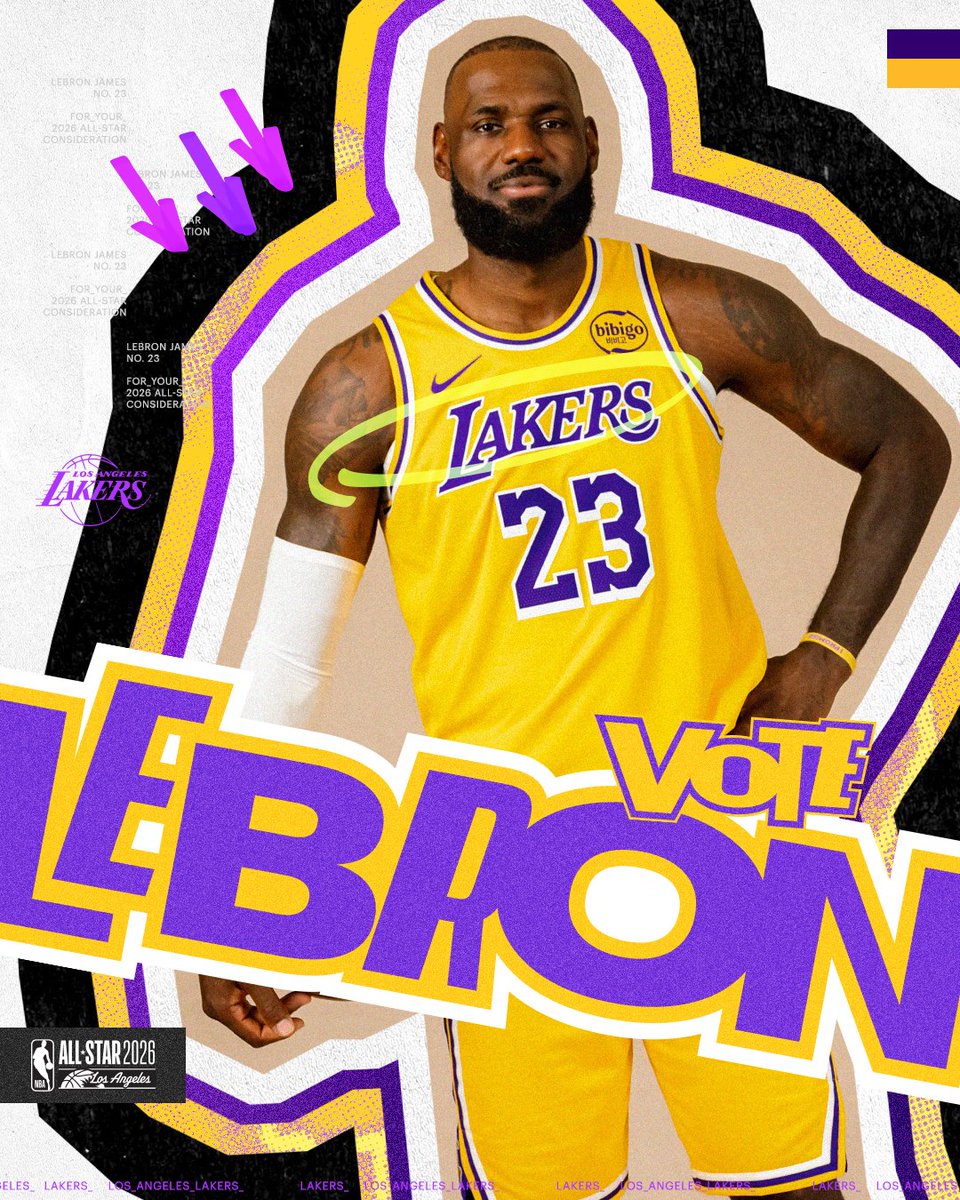 Lakers's tweet image. LA’s got no shortage of star power. Get our guys to All-Star 🗣️ #VoteLakers 

🔗: bit.ly/4504n5u
