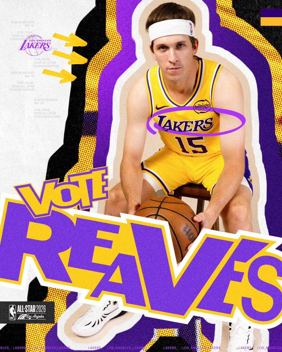 Lakers's tweet image. LA’s got no shortage of star power. Get our guys to All-Star 🗣️ #VoteLakers 

🔗: bit.ly/4504n5u