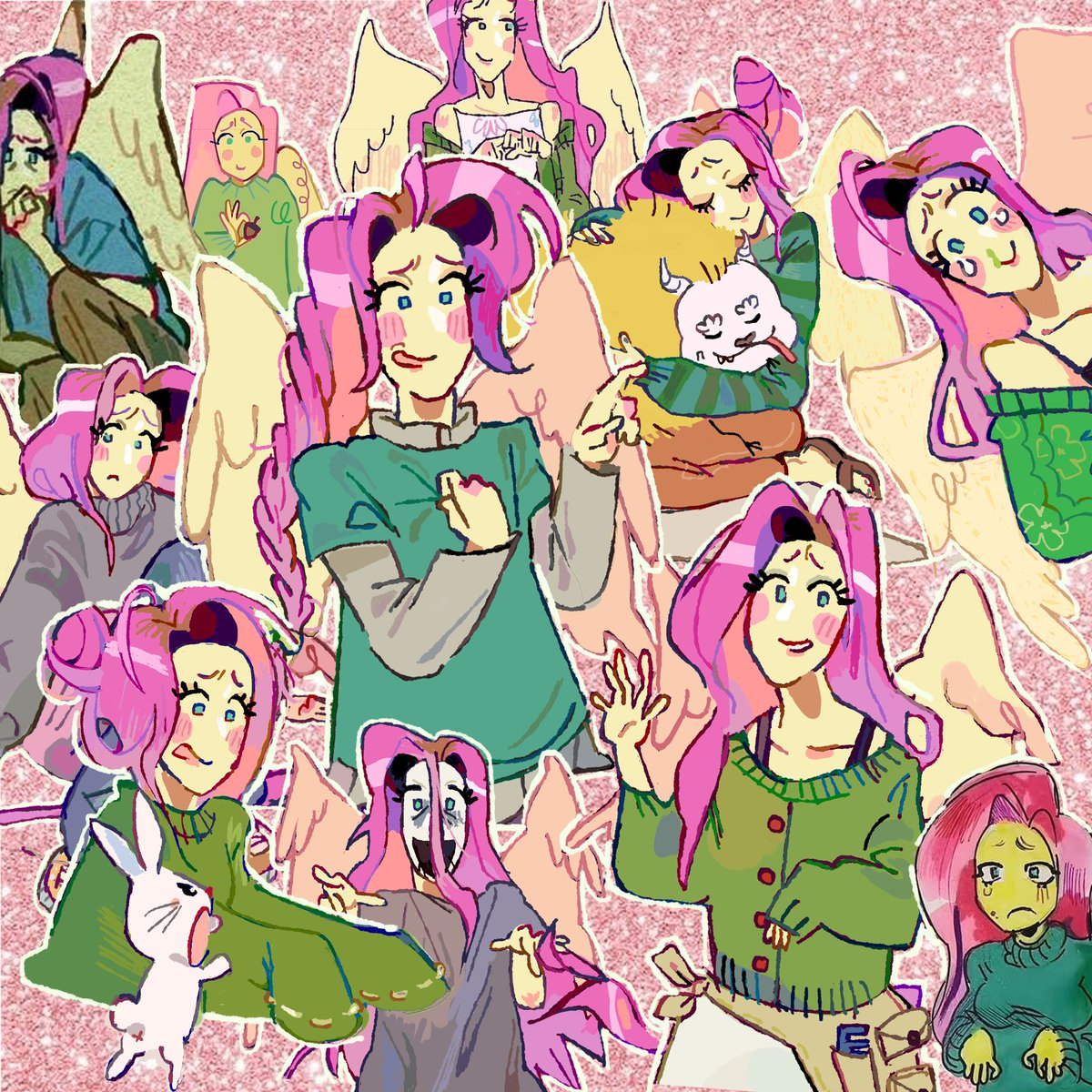 FishyBunart's tweet photo. #mylittlepony #swag https://t.co/eVMx051WJ7