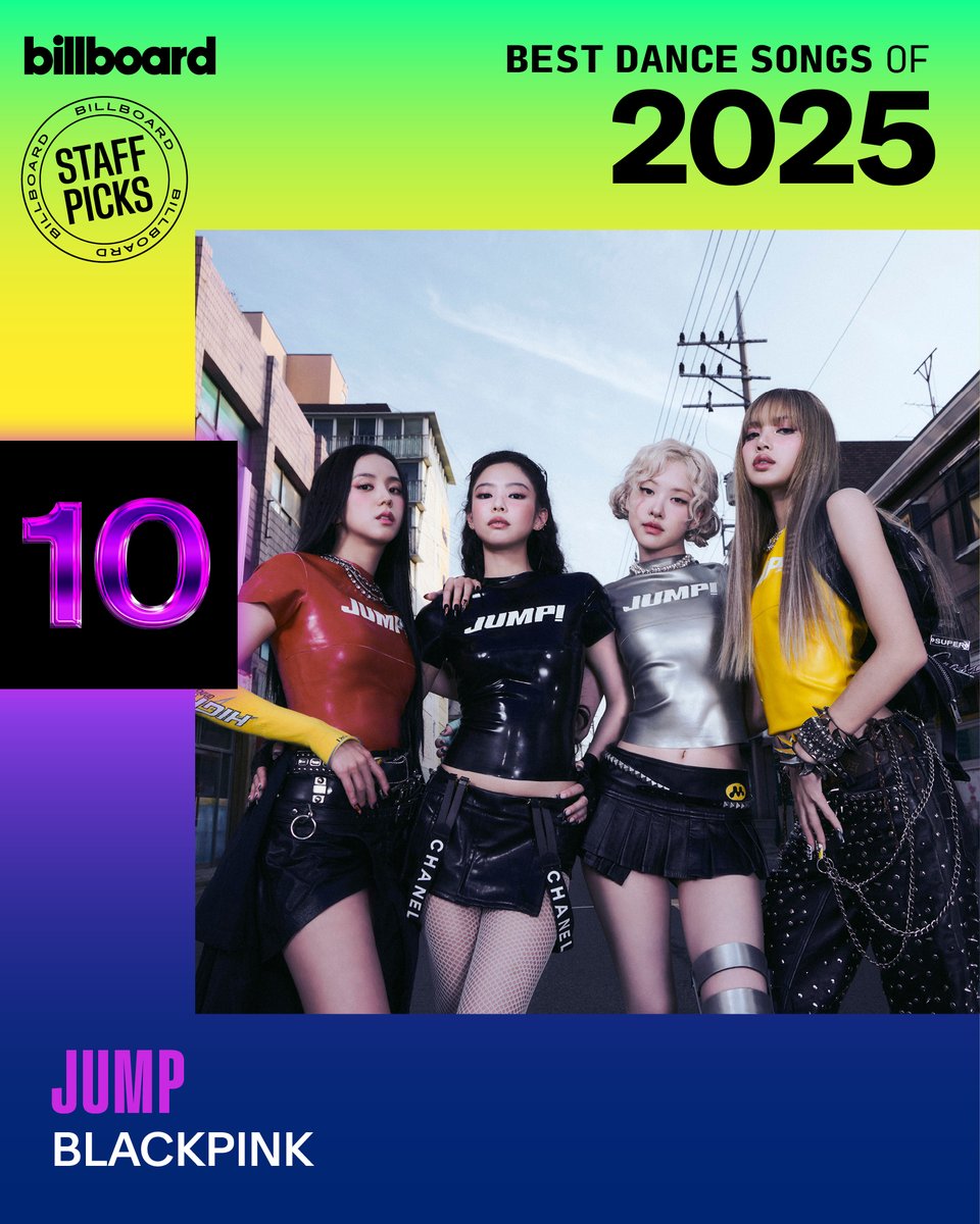 🏆 No. 10: BLACKPINK, “Jump”

Read more: billboard.com/lists/best-dan…