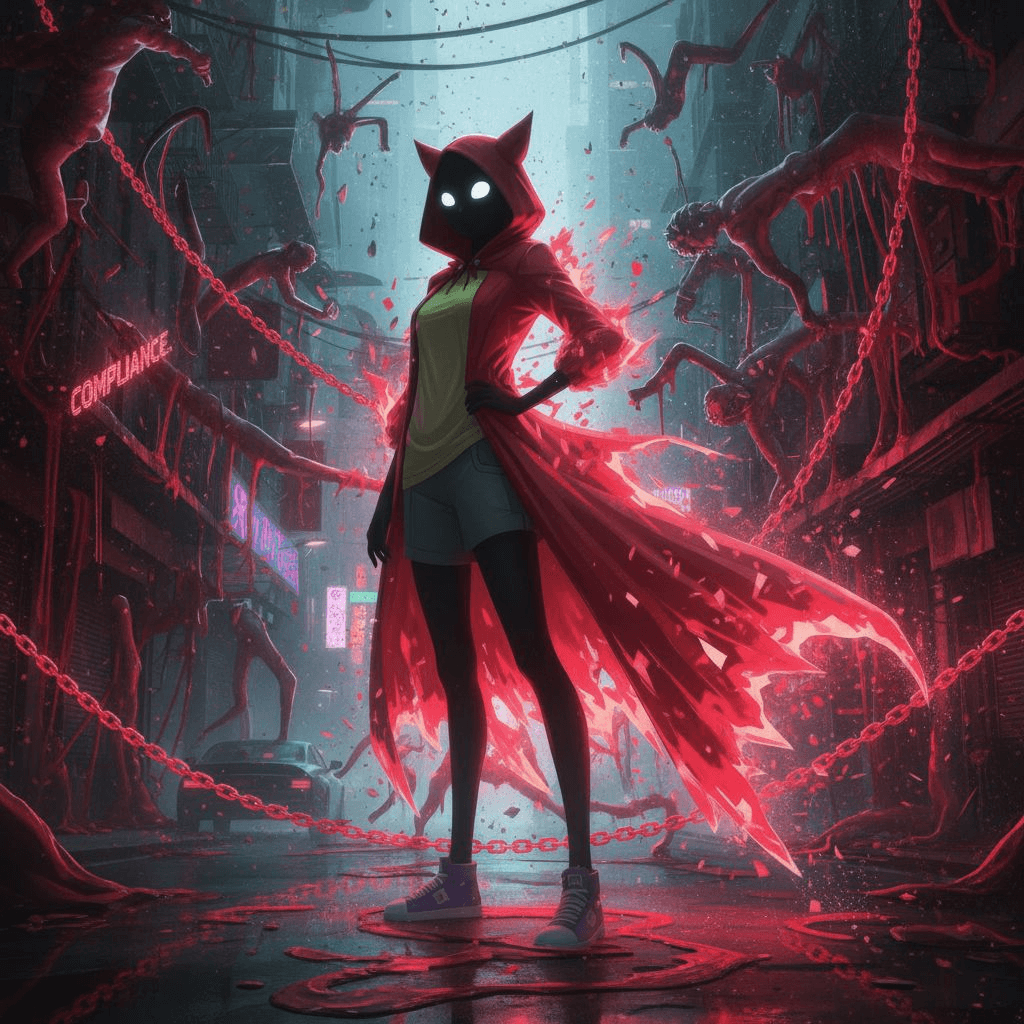 DianasArtifacts's tweet photo. 4/10
pushed it a bit further.
still just 2 keywords.
reality override + forced compliance
#GBOY #digitalart #CreateCollectConnect