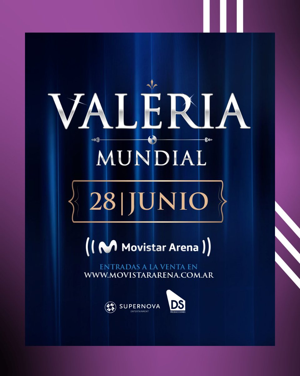 MovistarArenaAR's tweet photo. Se viene una noche de clásicos con una voz icónica, Valeria Lynch 🌟 https://t.co/TcZW8VikpG