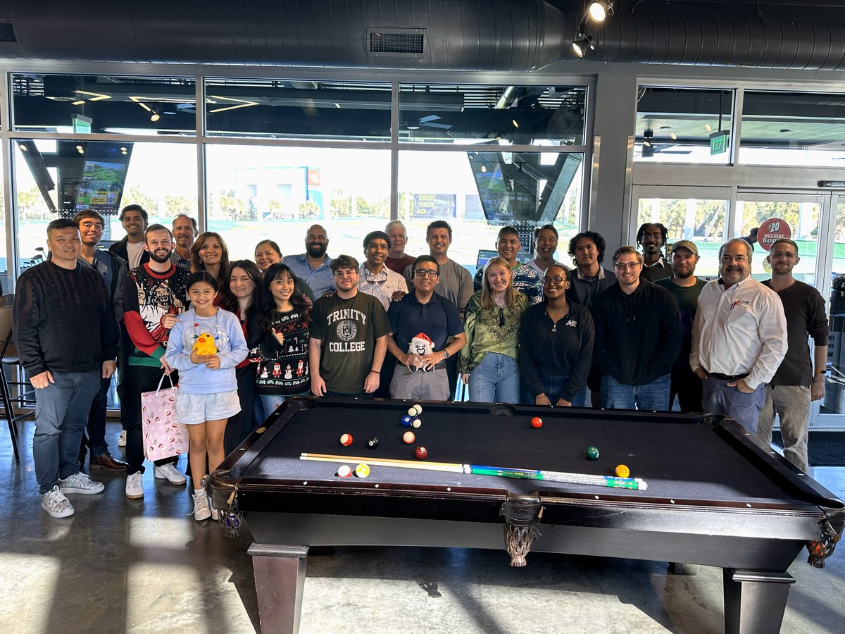 fteinc1989's tweet photo. Happy Holidays from FTE at the Tampa, Topgolf! ⛳🎄 It was the perfect way to close out 2025.

Wishing everyone the best of luck and much success in the year ahead!

#CompanyCulture #HolidayParty #Topgolf #TeamBuilding #HappyHolidays #MerryChristmas #HappyNewYear #WhiteElephant https://t.co/VWx6Ckzrm2