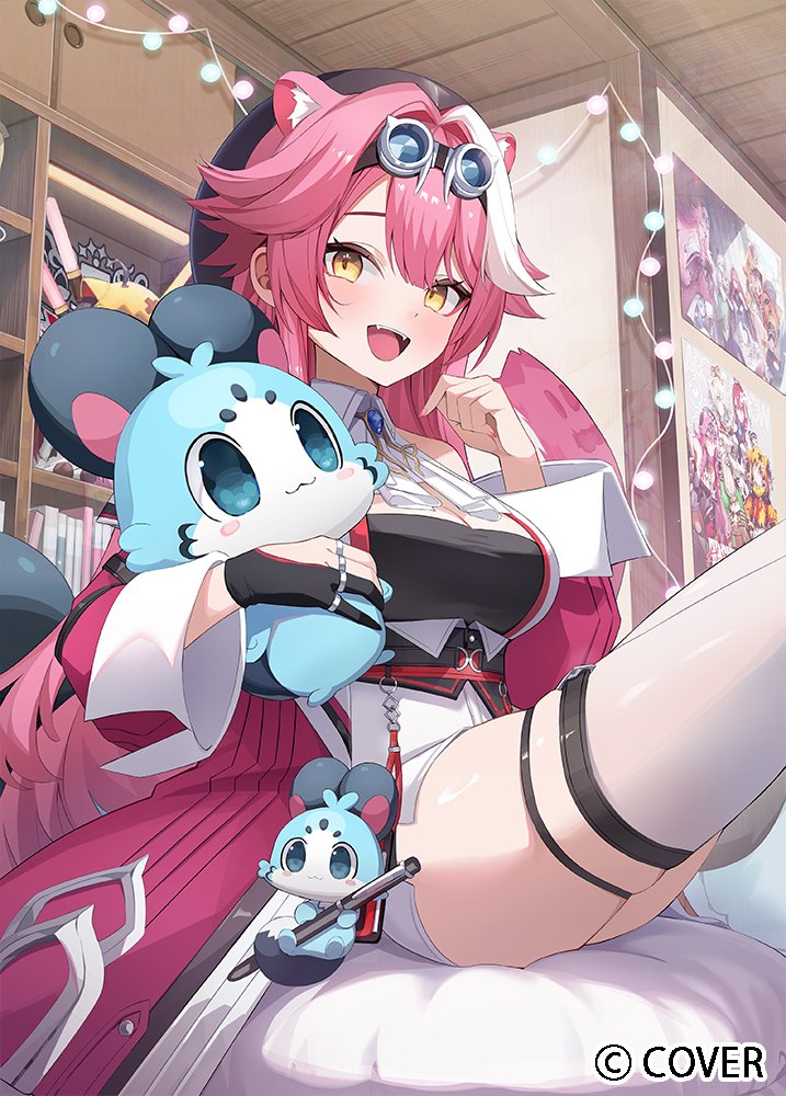 aka_s43's tweet photo. 【お仕事】
本日発売の『hololive OFFICIAL CARD GAME』「アヤカシヴァーミリオン」にて、ラオーラ・パンテーラ様のイラストを描かせていただきました✨✨よろしくお願いします〜！！✨　#ホロカ #ホロライブ https://t.co/ndgYNCoGsk