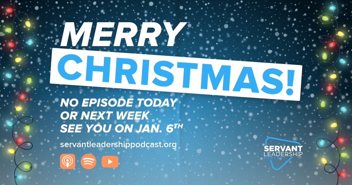 No episode today or next week. We wish you all happy holidays, and look forward to seeing you when we start back up on January 6th!