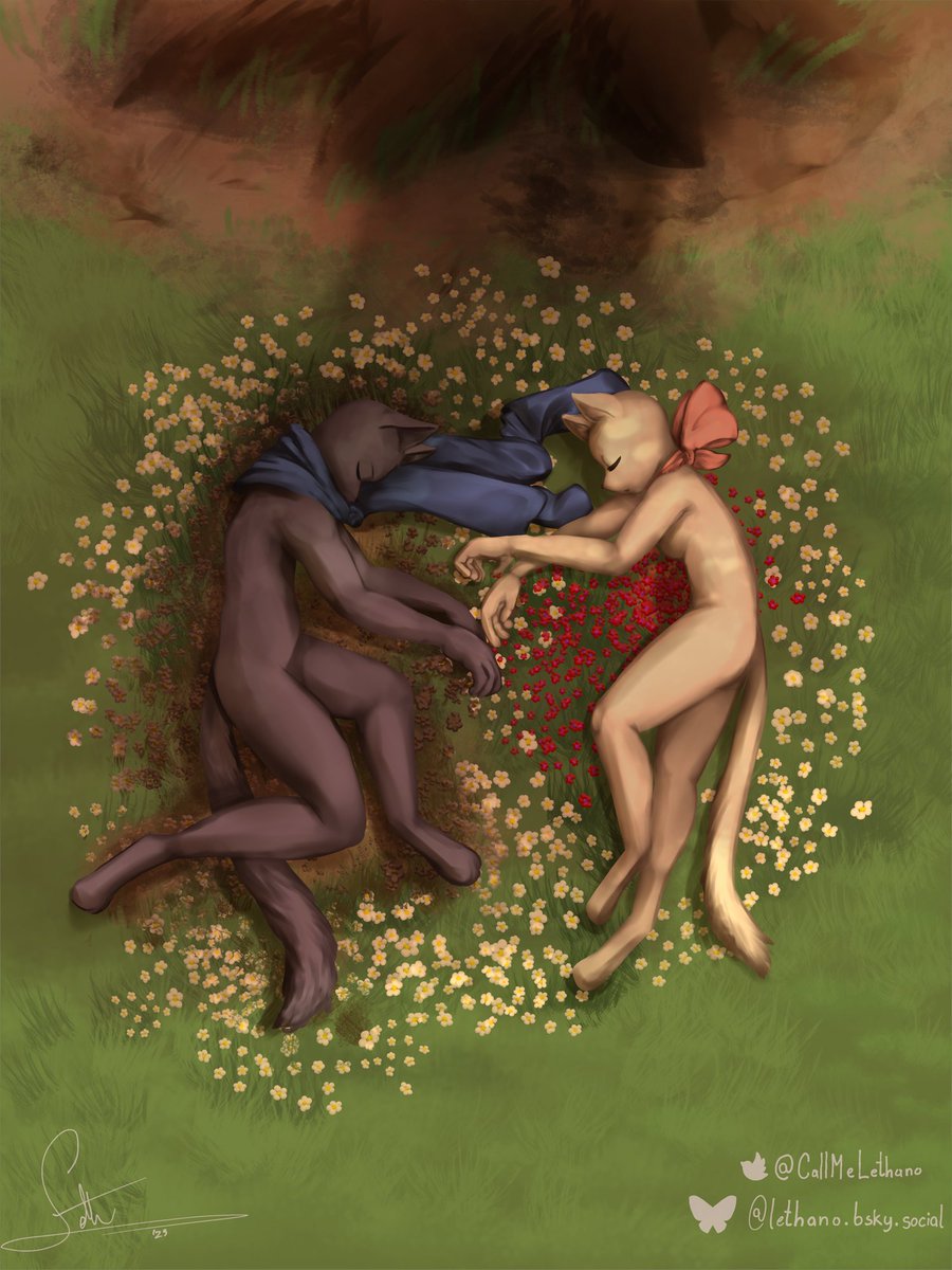 made some fanart for bittersweet candy bowl, a webcomic i like
i had this stupid idea for some cute art with some... implications behind it
i hope other readers like it, and don't hate my guts too much. 
#bittersweetcandybowl