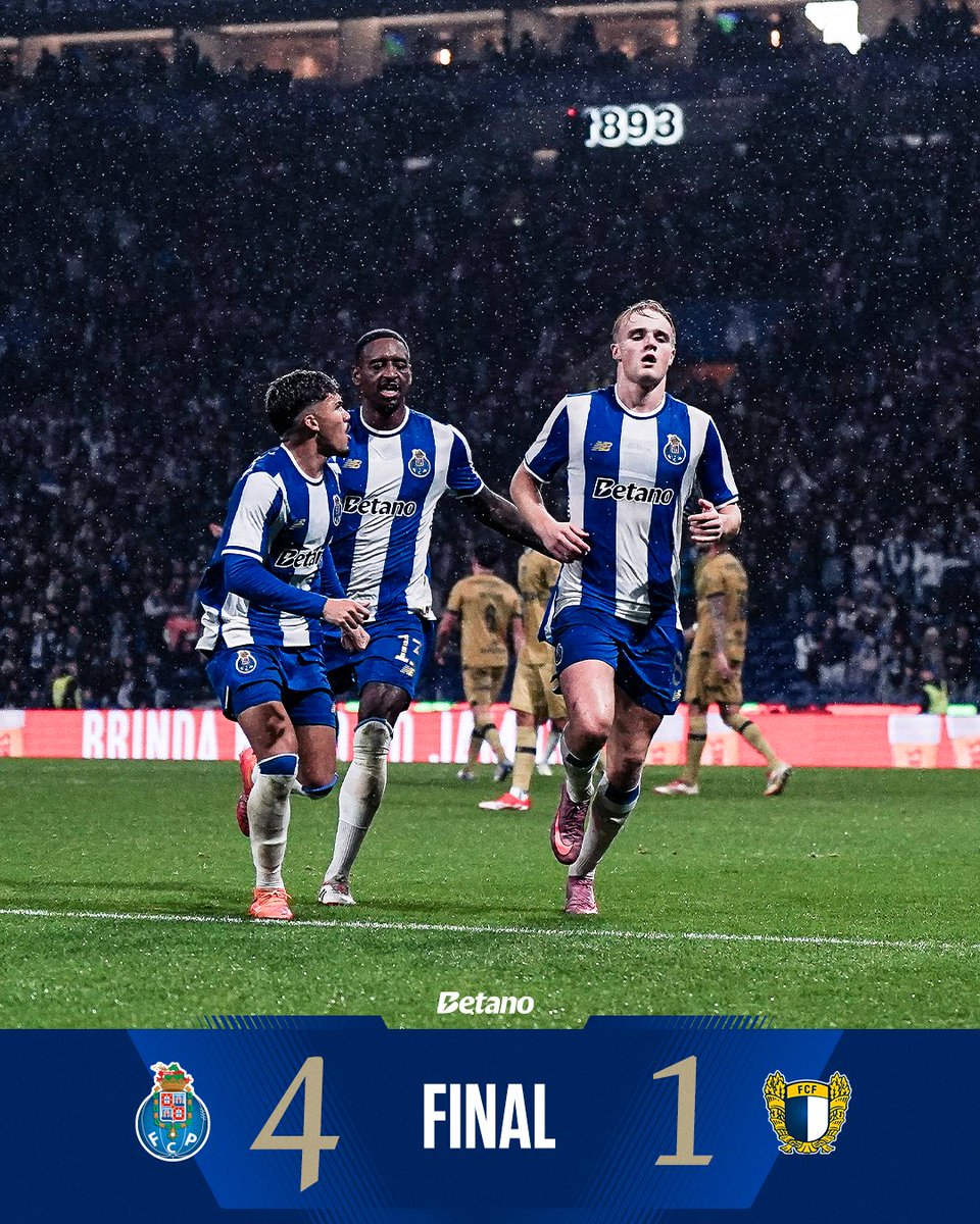DONE ✅Estamos nos quartos de final🔵⚪

#FCPFCF #TaçadePortugal