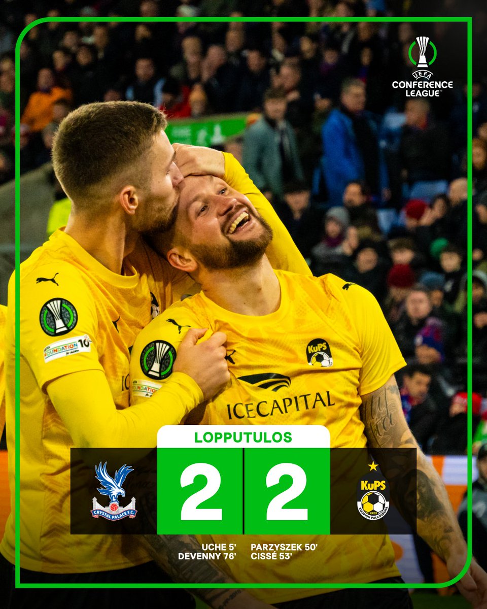 HISTORIAA! Kuopion Palloseura etenee Konferenssiliigan playoffpeleihin - ensimmäisenä suomalaisena seurana! 💛🖤