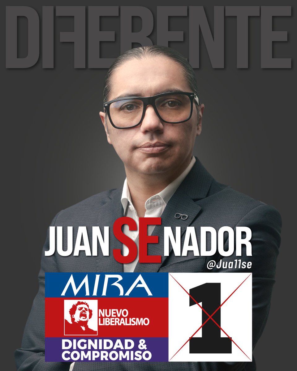 jua11se's tweet photo. DIFERENTE.
Así se ve una política que une.
Vota 1️⃣ Senado Ahora Colombia https://t.co/tM3ZZ7U4lQ